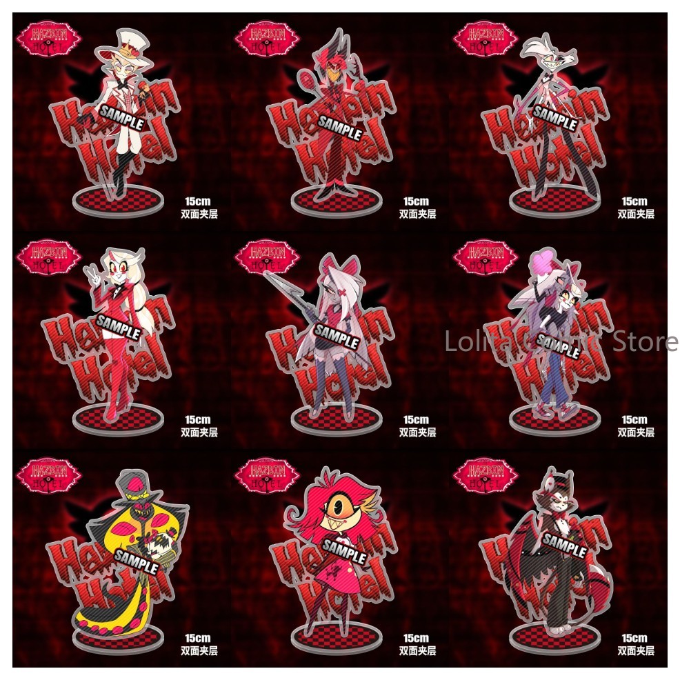 Photo Acrylic Block - Anime Hazbin Hotel Husk Pentious Acryl-Standee,