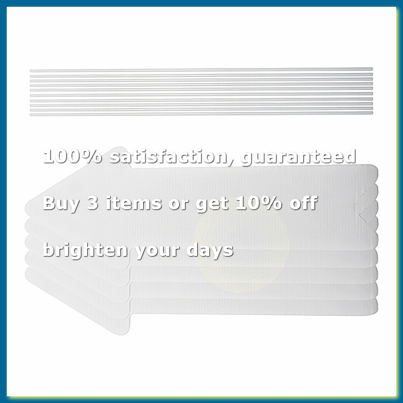 Yard Sign Blank - 5er-Pack Weiße Blanko-Hochzeits-Wegeleitschilder für den Garten,