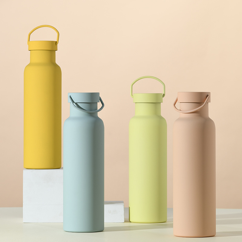 Water Bottle Blank - 600 ml doppelschichtige Sport-Vakuumflaschen aus Edelstahl