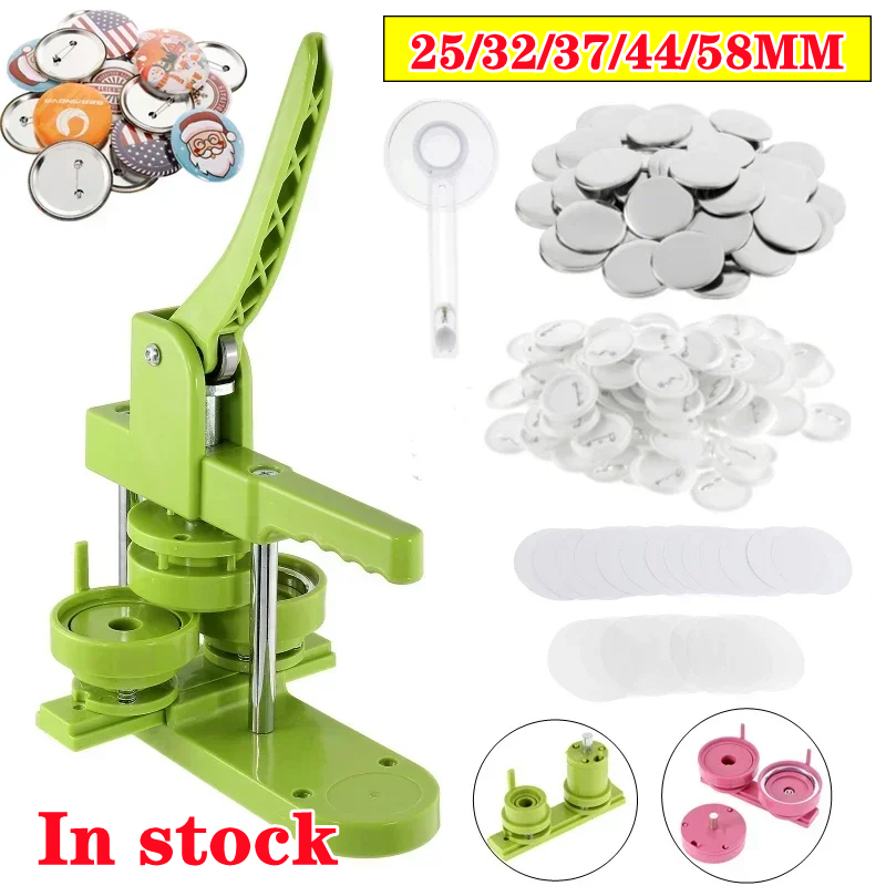 Button Badge Blank - 25/32/37/44mm Knopf hersteller Maschine DIY Pin