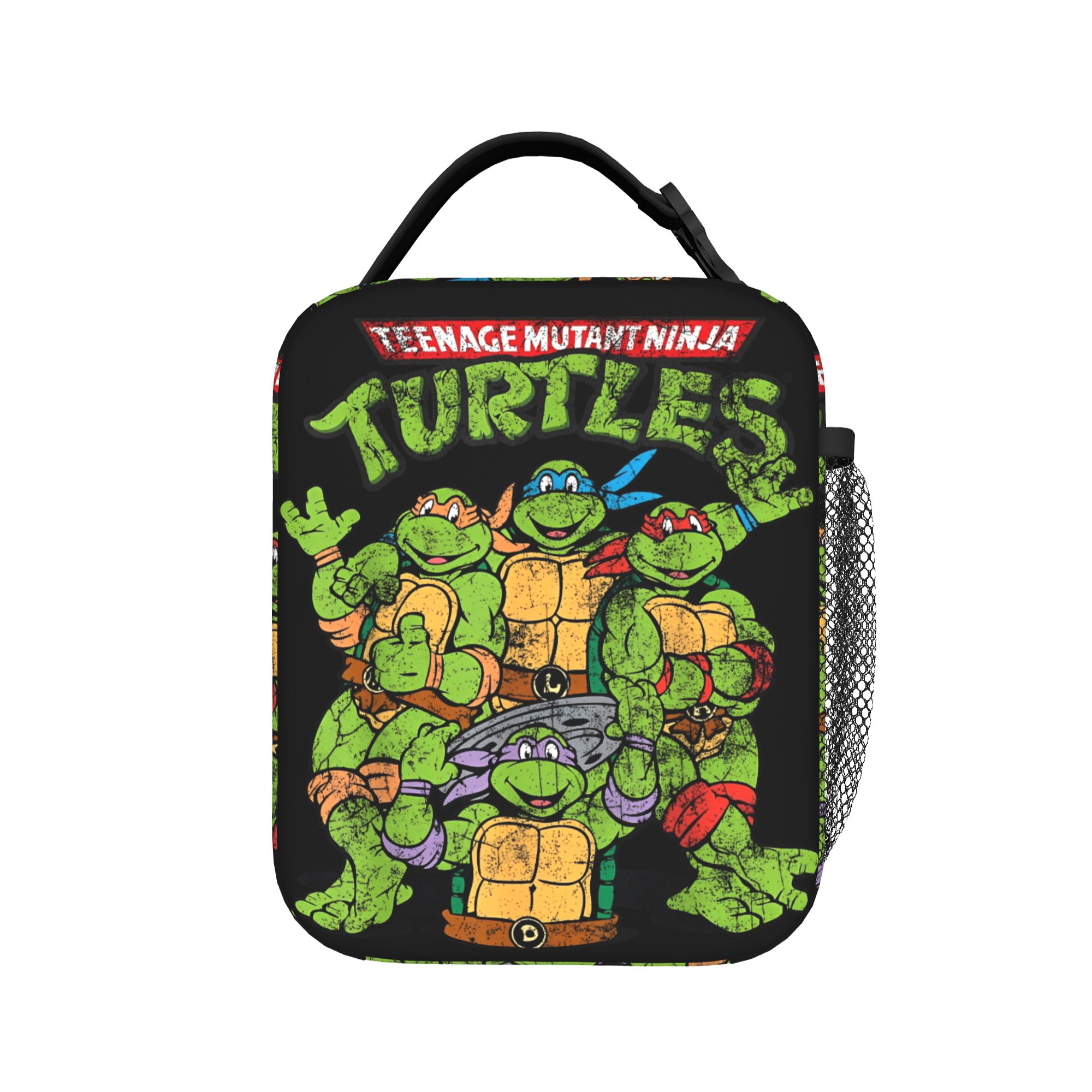 Tote Bag Sublimation - Logo TMNT Cartoon Anime Isolierte Lunchtaschen,
