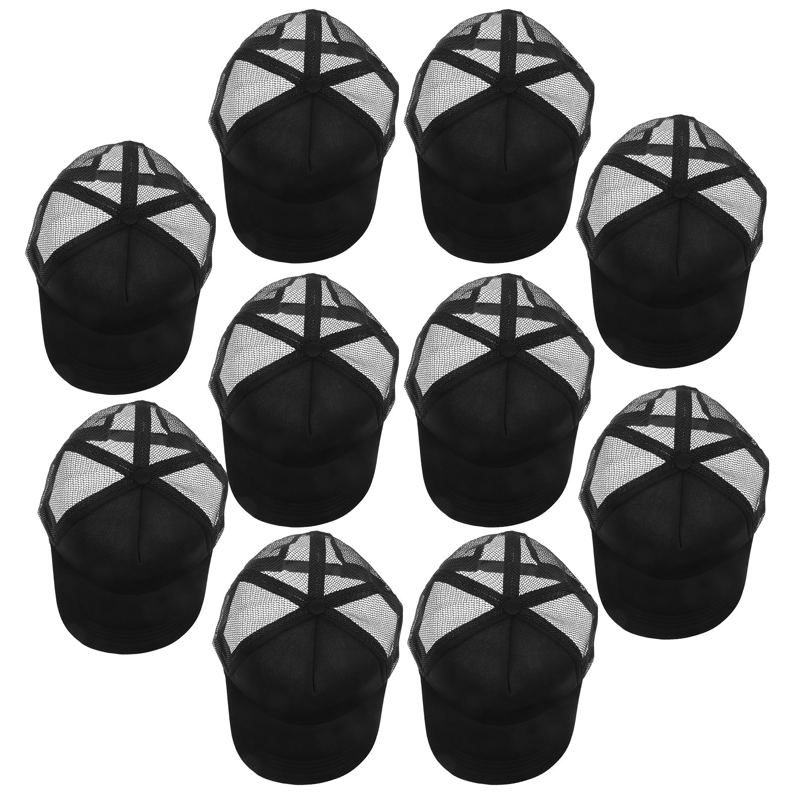 Hat Sublimation Blank - 10 Stück Mesh-Baseballkappen, sublimierbare Blanko-Hüte, atmungsaktiv,
