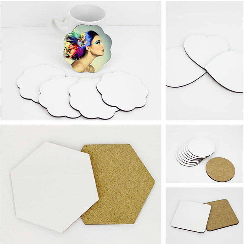 Coaster Sublimation Blank - 100 Teile/los DIY Sublimation Blank Coaster