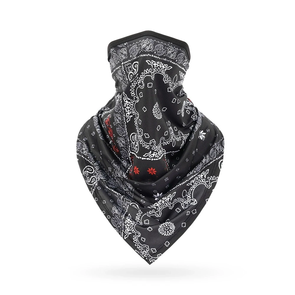 Bandana Blank White - Multifunktionale Bandana-Maske, Schwarz, Weiß, Hip-Hop-Bandana, Wickeltuch,