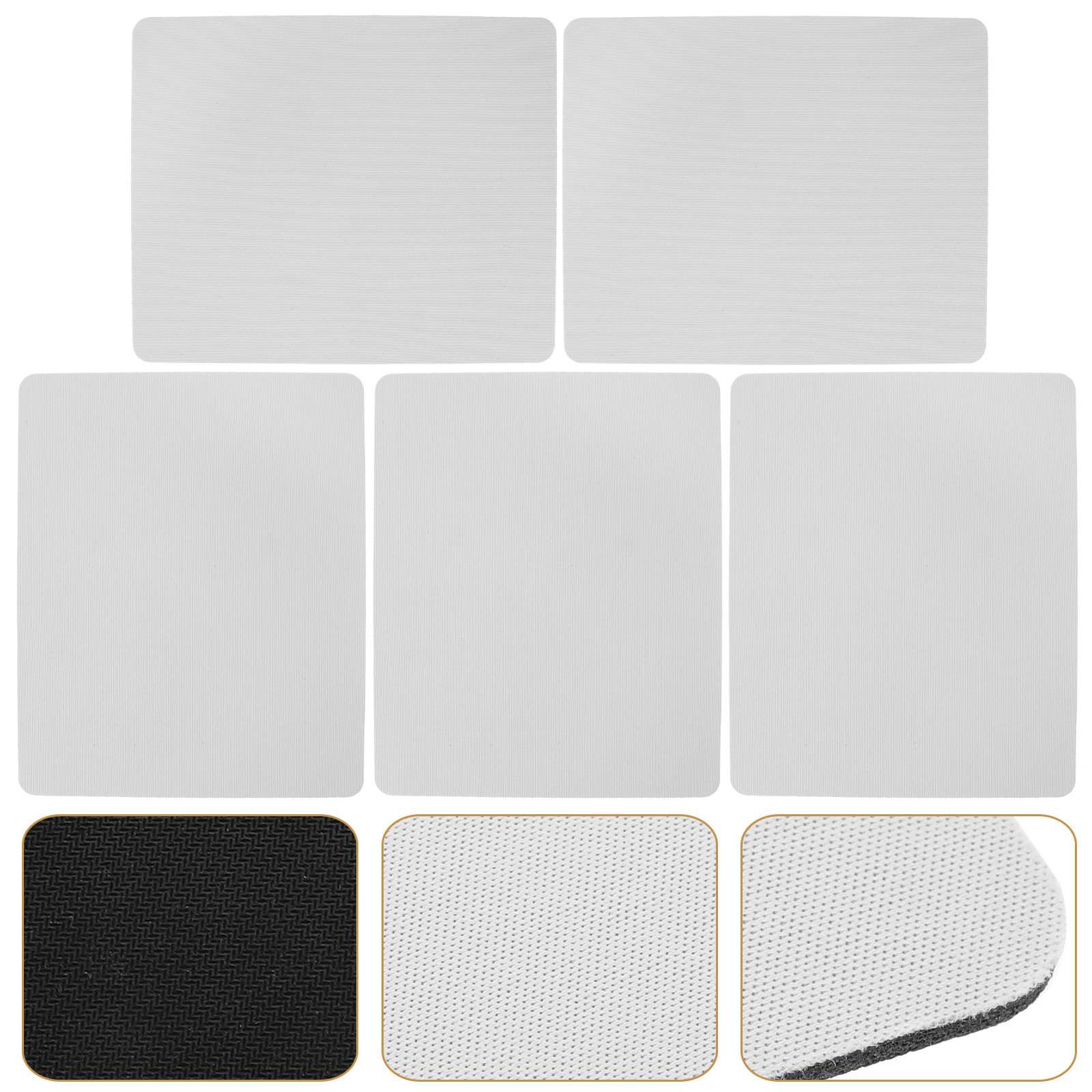 Mouse Pad Blank Sublimation - 5 Stück extra große Sublimations-Mauspads, Rohlinge
