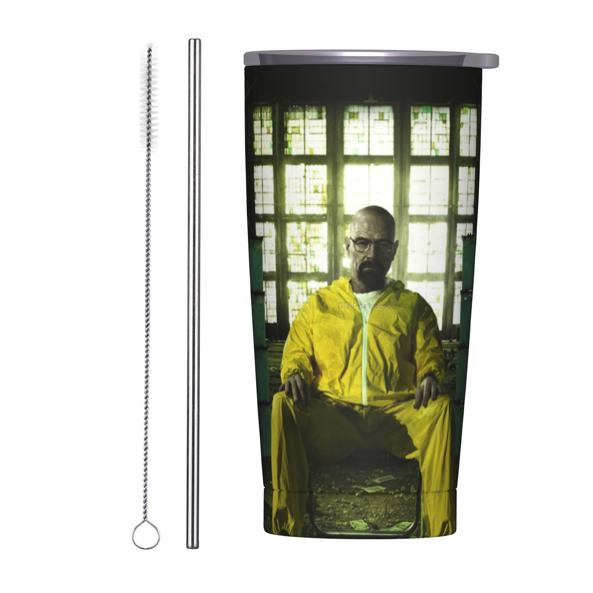 Tumbler 20Oz White - Breaking Bad Walter White Thermobecher Vakuumisoliert