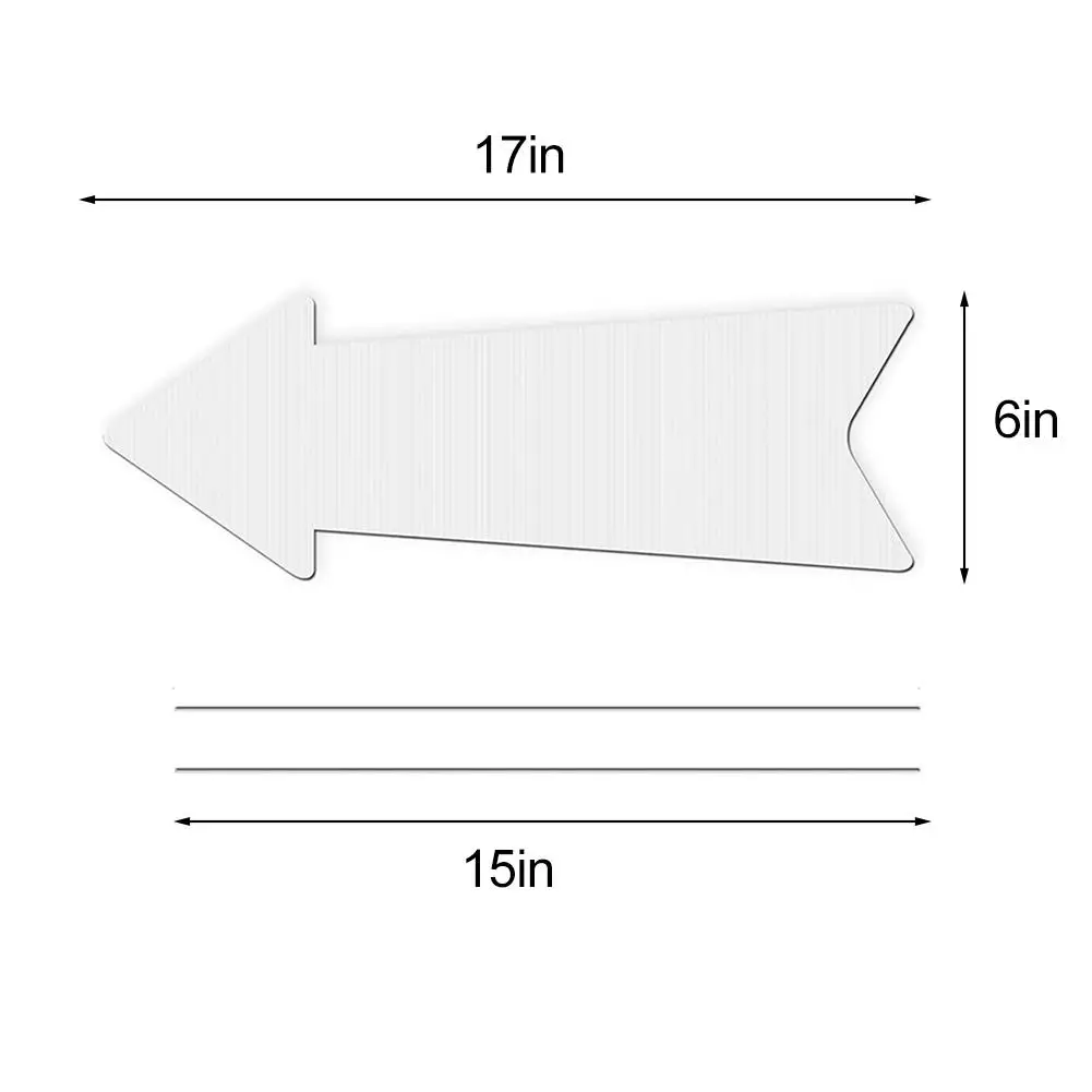 Wasserdichte DIY leere Hofschi – Yard Sign Blank Bewertung und Preis