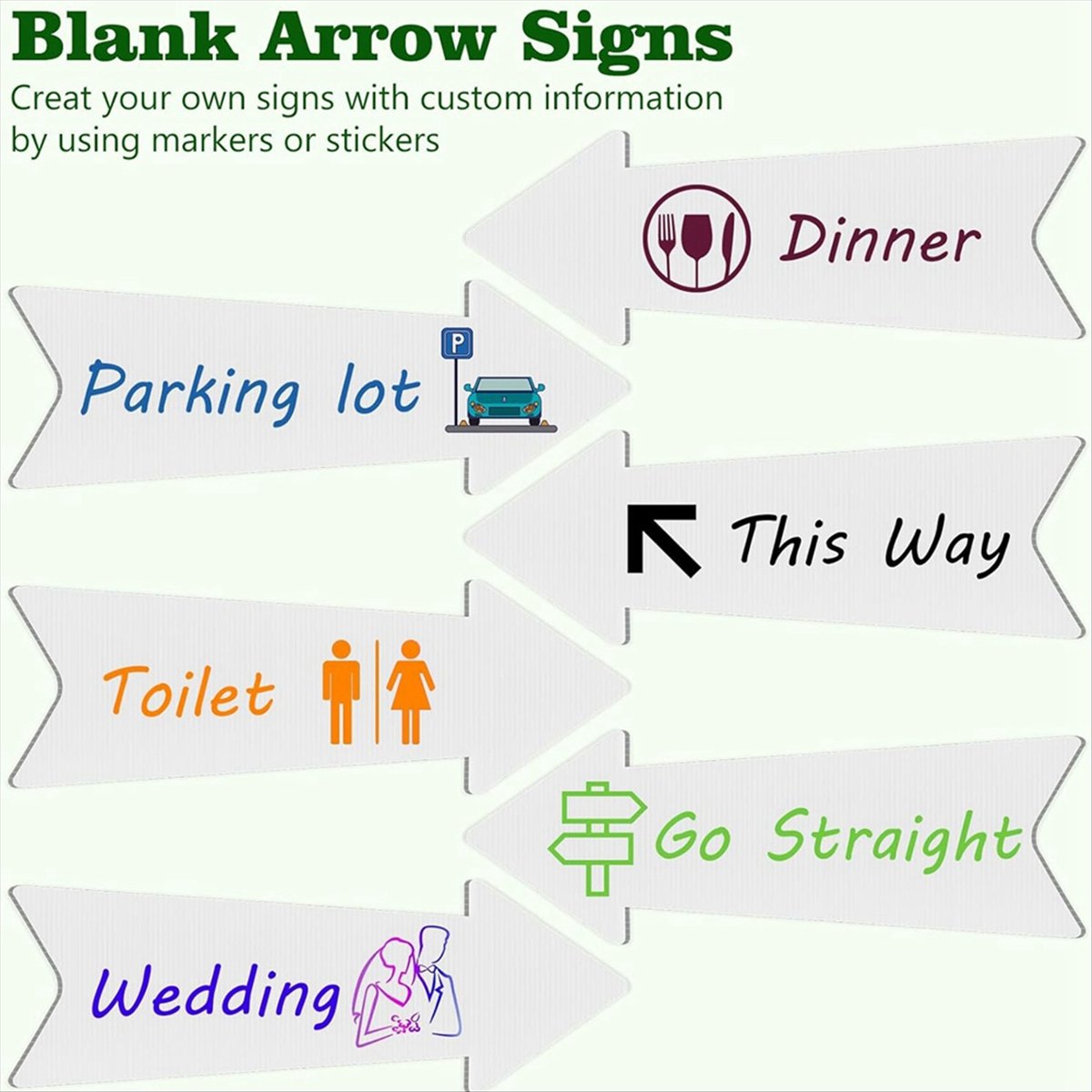 (AIMA) Richtungszeiger-Schilde – Yard Sign Blank Bewertung und Preis