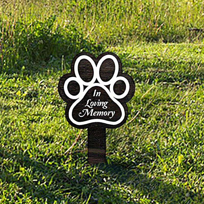 Hund Grab Marker Hund Friedhof – Yard Sign Blank Bewertung und Preis