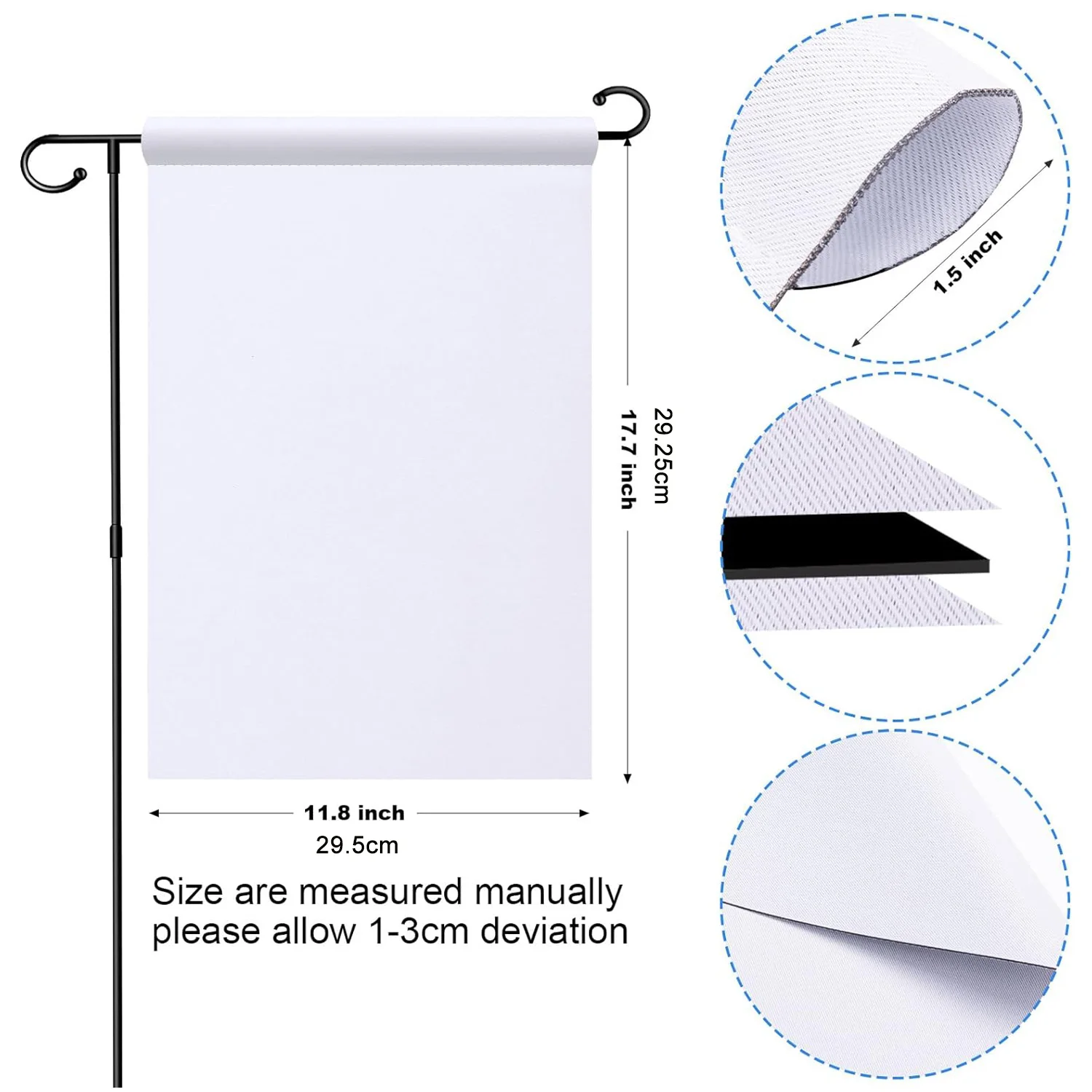 5 stücke doppelseitige leere G – Yard Sign Blank Bewertung und Preis