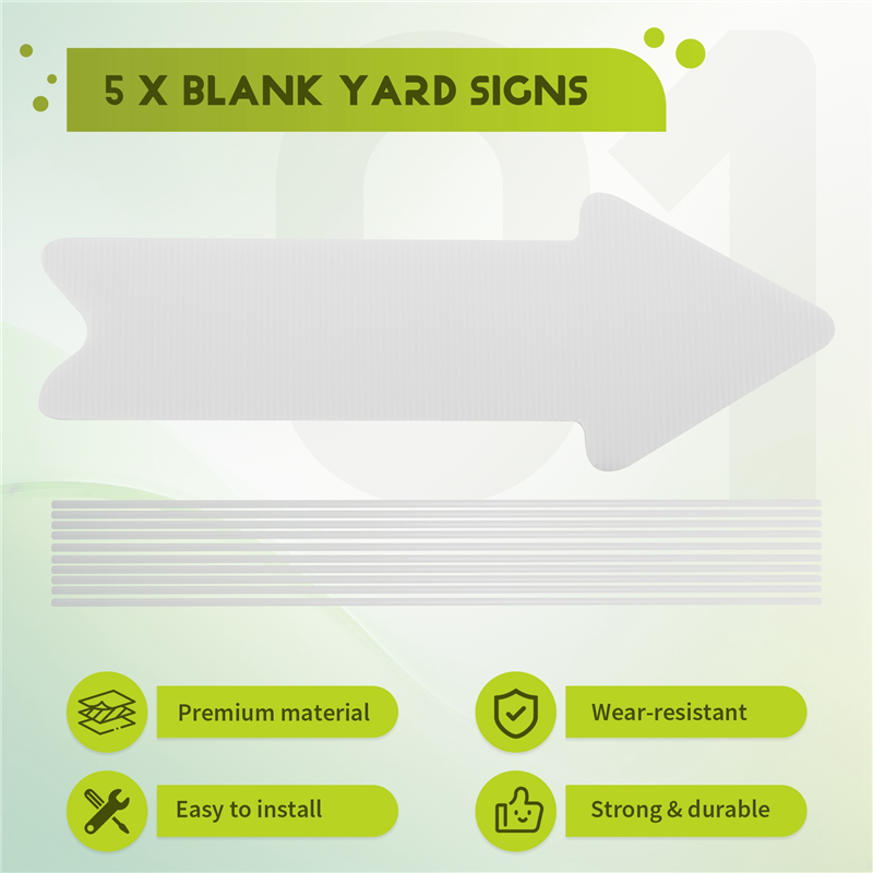 AFOURT-Rasenschilder für den A – Yard Sign Blank Bewertung und Preis