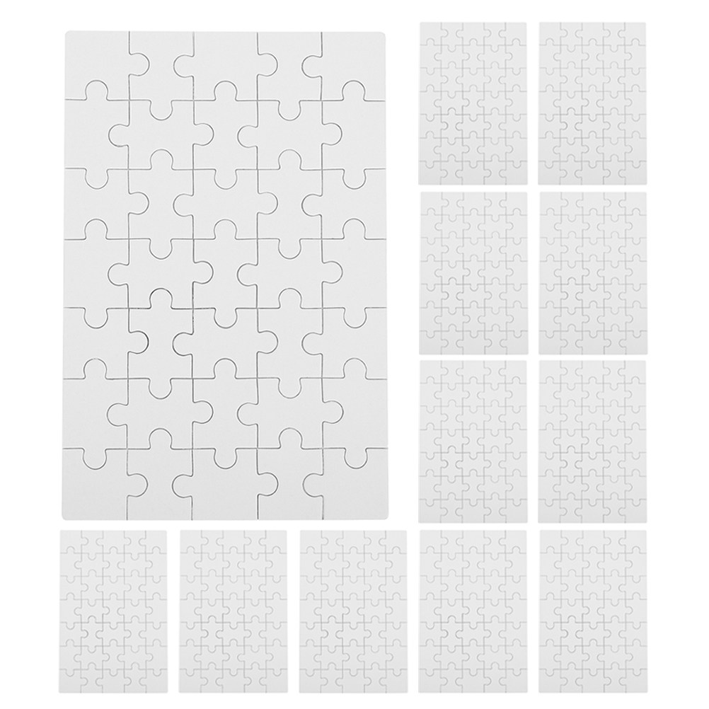 12 Stück Leere Sublimations-Pu – Puzzle Blank White Bewertung und Preis