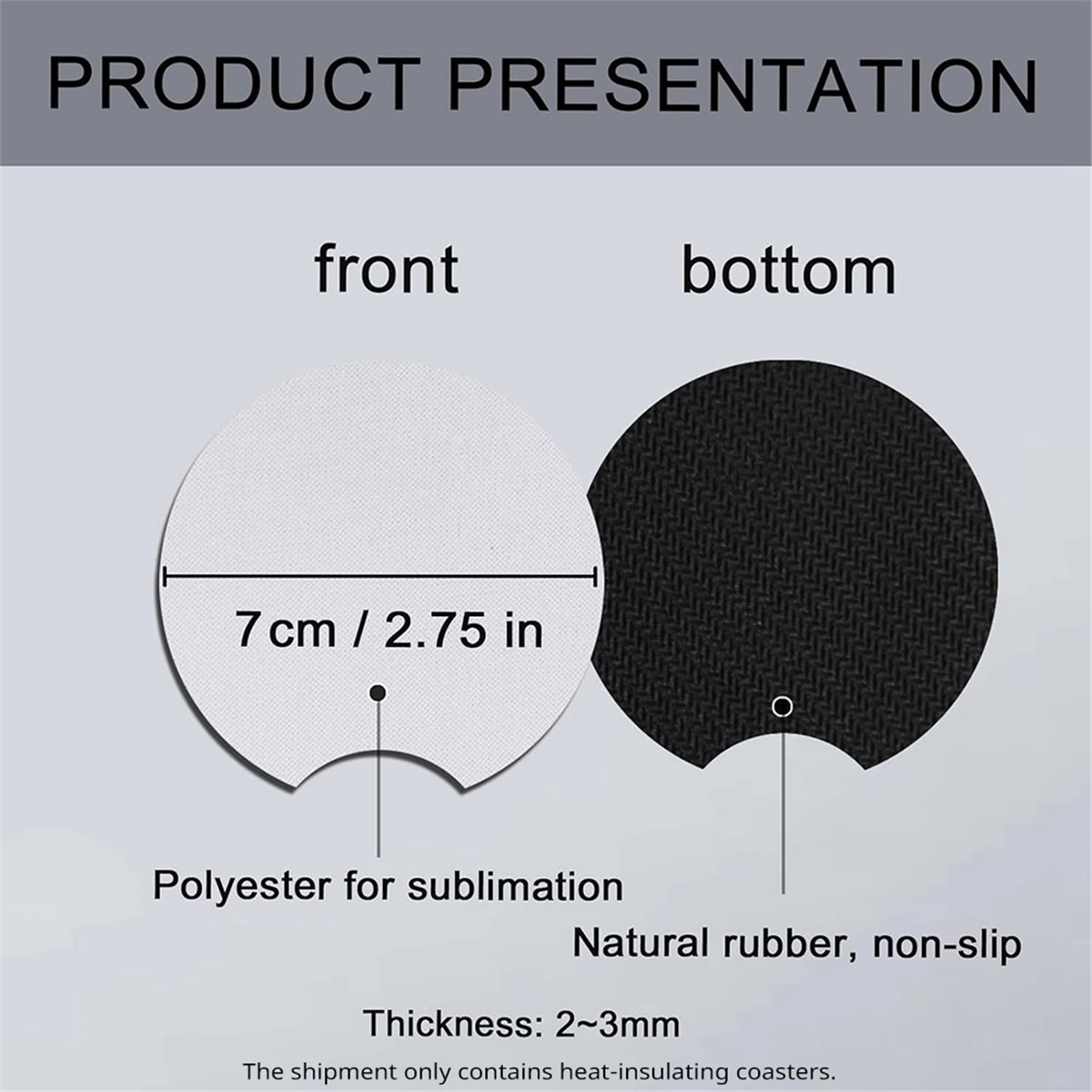 Preisgünstige Sublimations-Unt – Coaster Sublimation Blank Bewertung und Preis