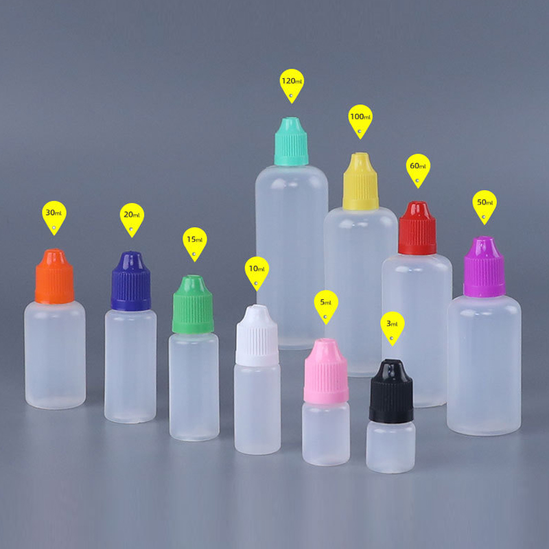 5Pcs 3ml-120ml LDPE Leere Kuns – Water Bottle Blank Bewertung und Preis