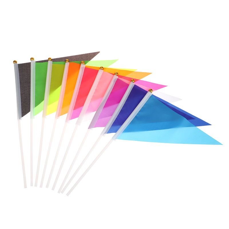 10 Stück bunte dreieckige Flag – Yard Sign Blank Bewertung und Preis