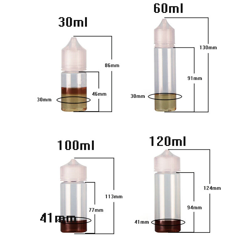 5 stücke 30 ml/60 ml/100 ml/12 – Water Bottle Blank Bewertung und Preis