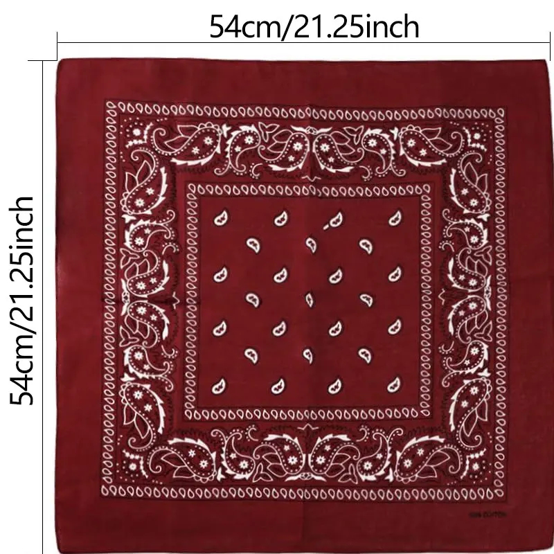 1 Stück Hip-Hop Cowboy Paisley – Bandana Blank White Bewertung und Preis
