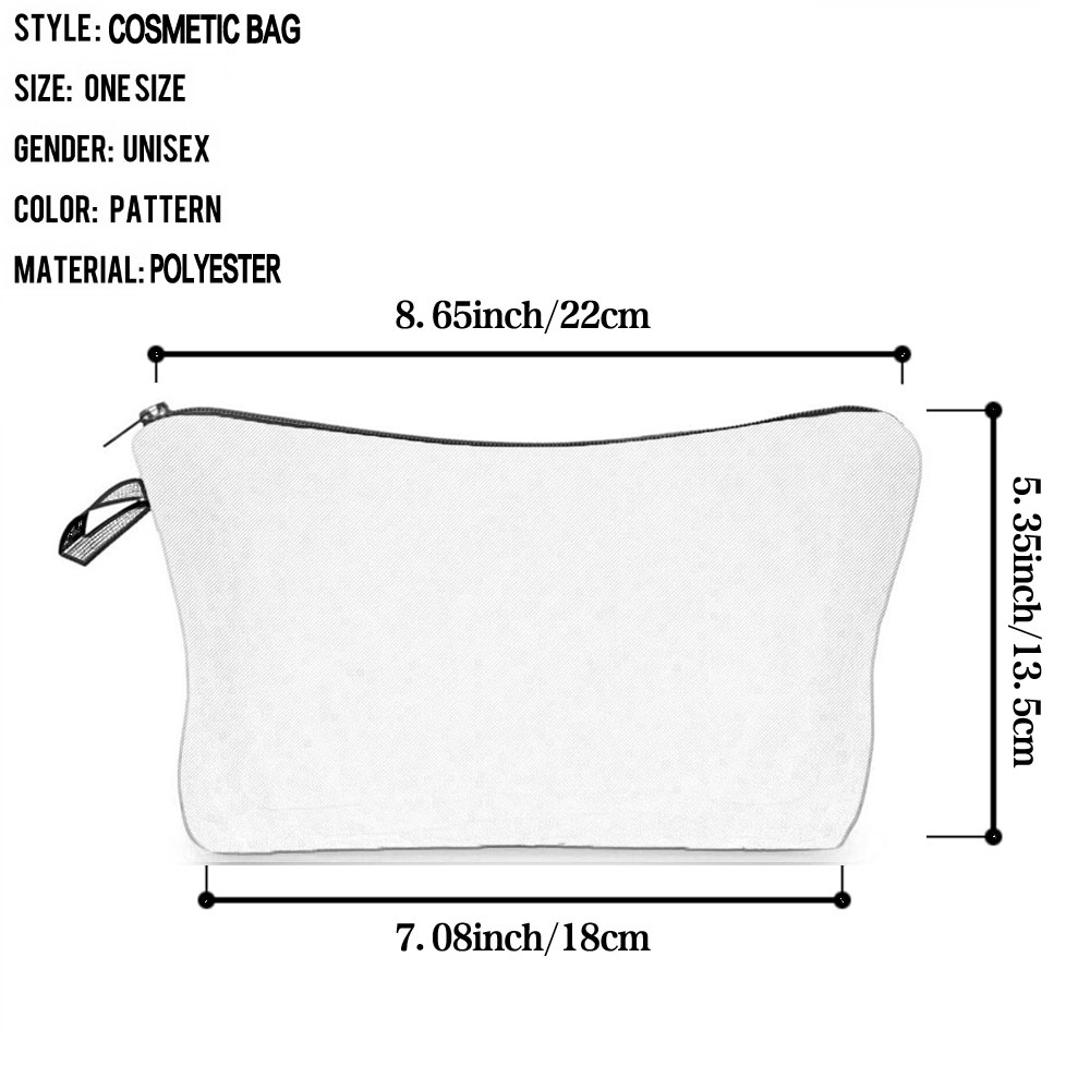 Frauen Make-Up Tasche Fashion  – Pillow Cover Sublimation Bewertung und Preis
