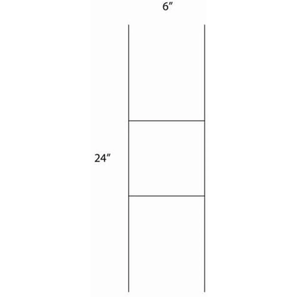Fifty Pack Blanko-Hofschilder, – Yard Sign Blank Bewertung und Preis