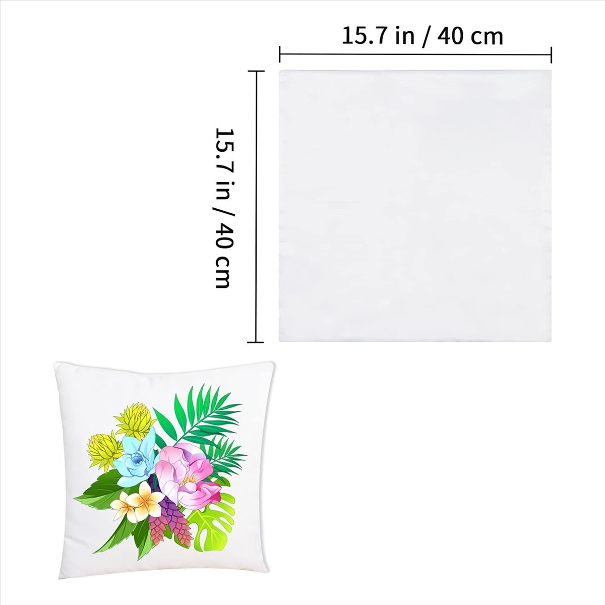 15 Stück Sublimationsrohlinge  – Pillow Cover Sublimation Bewertung und Preis
