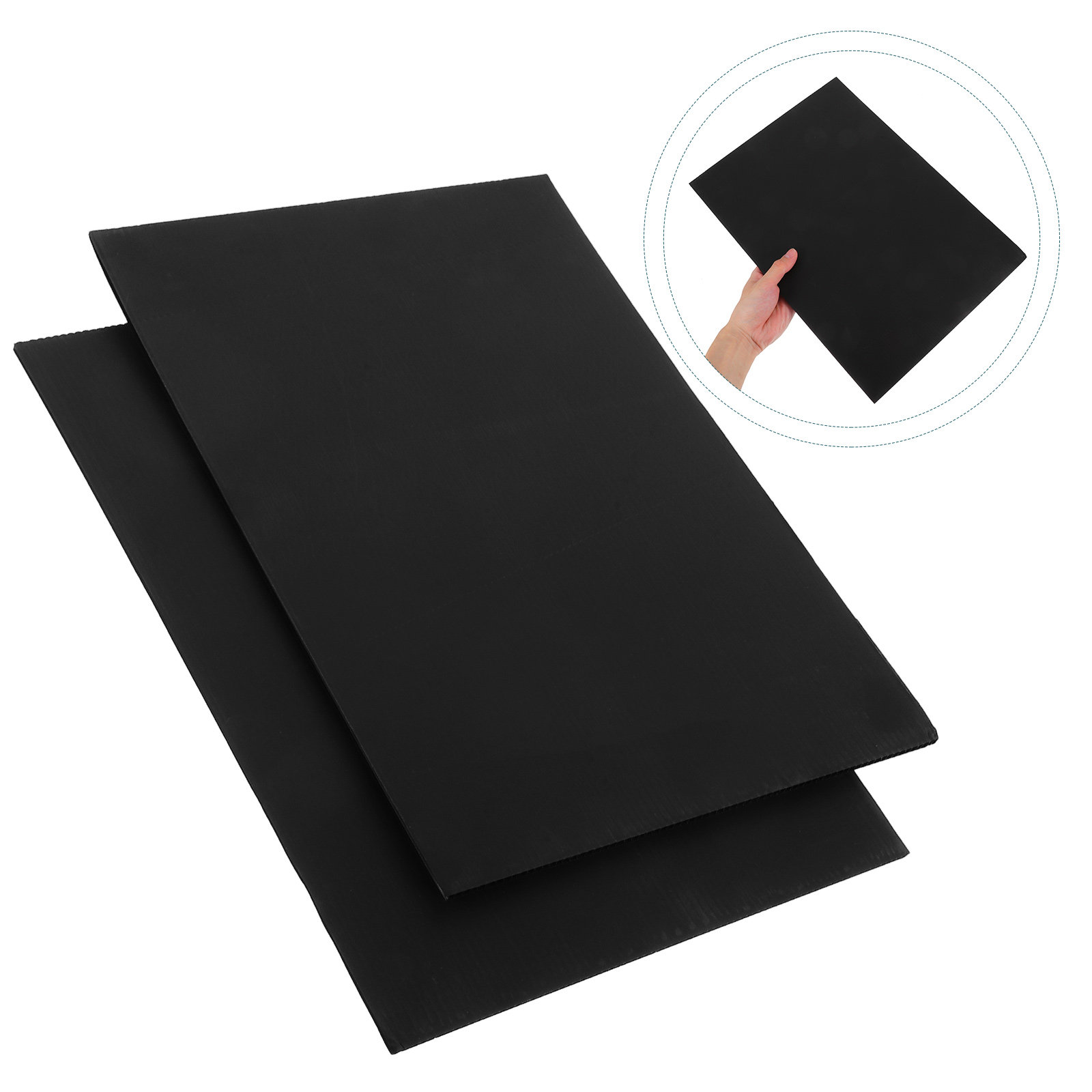 2 Stück schwarze, leere Garten – Yard Sign Blank Bewertung und Preis
