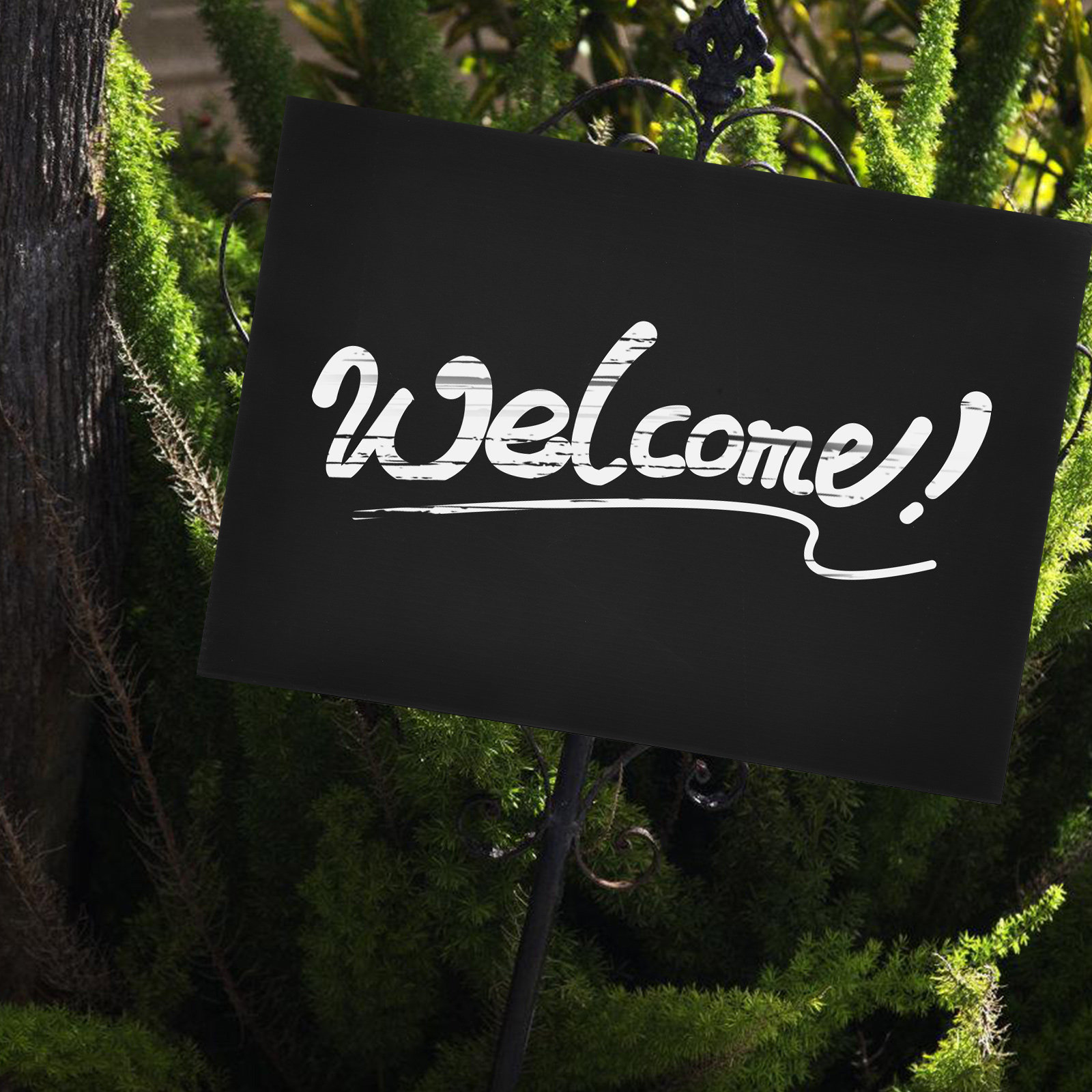 2 Stück schwarze, leere Garten – Yard Sign Blank Bewertung und Preis