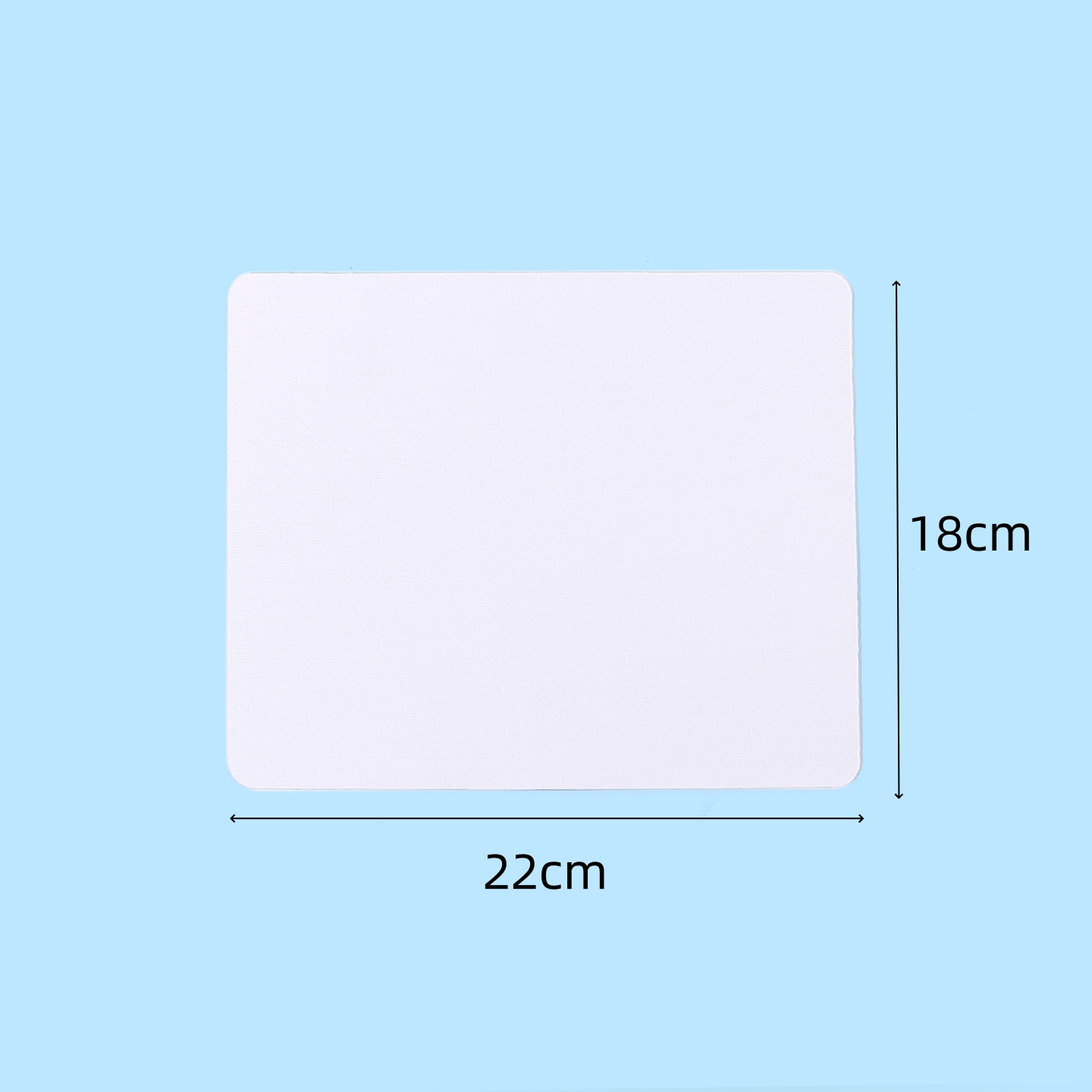 20 teil/los 22*18 cm Blank Sub – Mouse Pad Blank Sublimation Bewertung und Preis