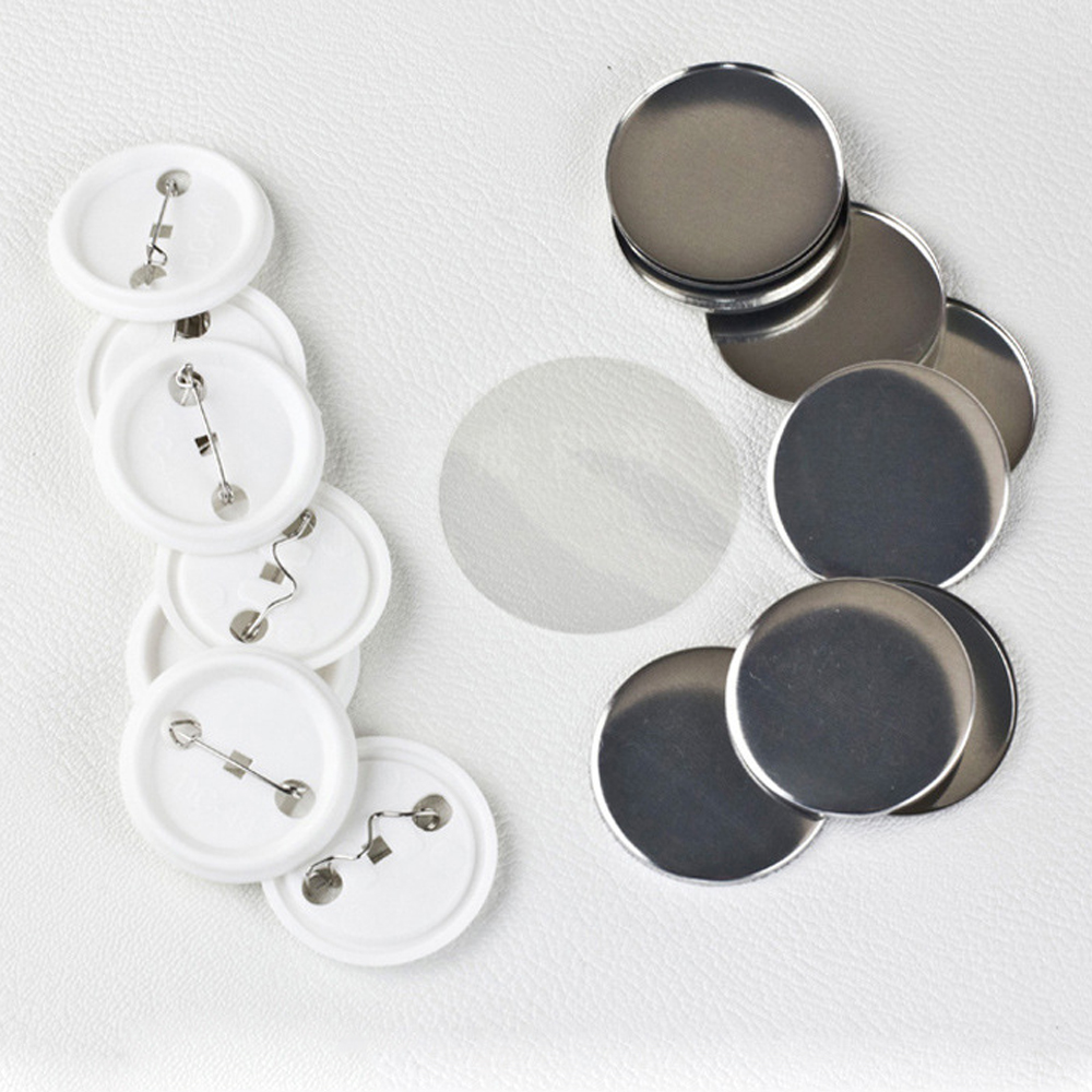 100Pcs/set Kunststoff Blank Ab – Button Badge Blank Bewertung und Preis