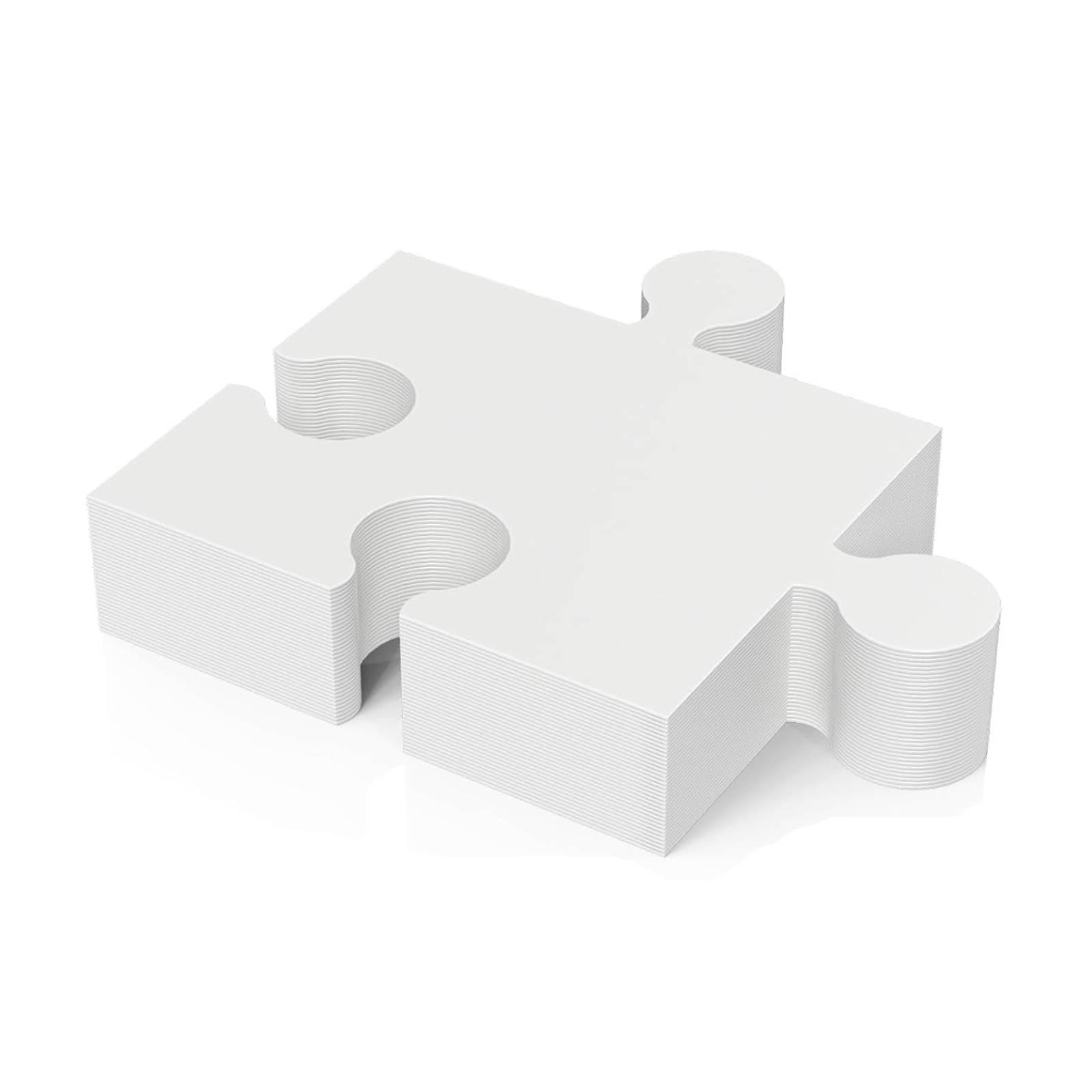 30 Stück leere Puzzle-Teile zu – Puzzle Blank White Bewertung und Preis