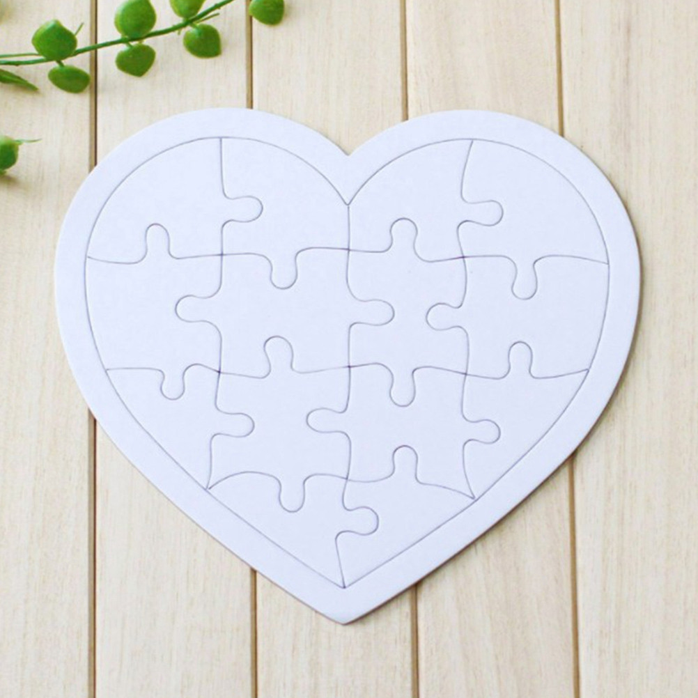 4-teiliges Set zum Ausmalen, l – Puzzle Blank White Bewertung und Preis