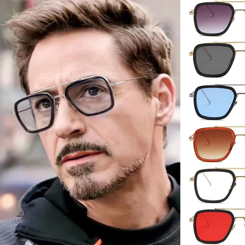 Steampunk Tony Stark Sonnenbri – Metal Photo Panel Bewertung und Preis